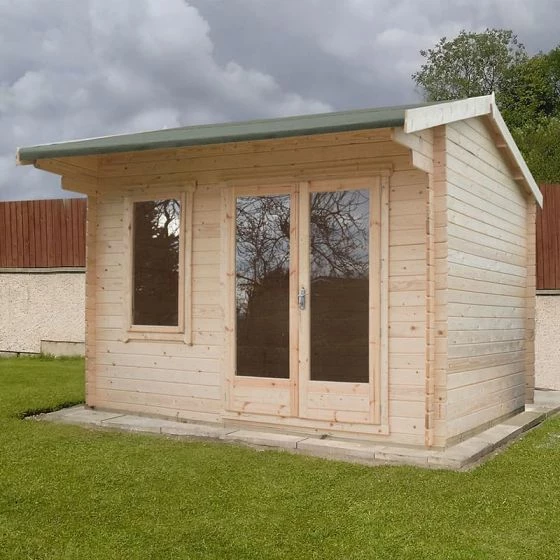 Shire Marlborough 3m X 3m Log Cabin Summerhouse (28mm) 3 Shire Marlborough 3m X 3m Log Cabin Summerhouse (28mm)