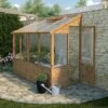 8' X 4' Mercia Shiplap Wooden Lean To Greenhouse (2.4m X 1.3m) 2 8' X 4' Mercia Shiplap Wooden Lean To Greenhouse (2.4m X 1.3m) -Garden Supplies Sales Shop 01 si 004 001 0027 insitu min 1