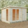 Shire Walsoken 3.6m X 2.4m Log Cabin With Side Shed (19mm) 1 Shire Walsoken 3.6m X 2.4m Log Cabin With Side Shed (19mm) -Garden Supplies Sales Shop 01 wals0812l19 1aa walsoken insitu1 min 1