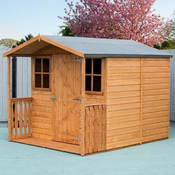 7' X 9' Shire Casita Wooden Summer House Including Veranda (2.16m X 2.72m) 6 7' X 9' Shire Casita Wooden Summer House Including Veranda (2.16m X 2.72m) - Image 4