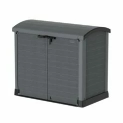 4'9 X 2'8 Saffron StoreAway 1200L Plastic Garden Storage Shed (1.45m X 0.83m) 21 4'9 X 2'8 Saffron StoreAway 1200L Plastic Garden Storage Shed (1.45m X 0.83m) -Garden Supplies Sales Shop 05 86633 saffron storeaway 1200l render1 min