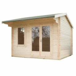 Shire Marlborough 3.6m X 2.4m Log Cabin Summerhouse (28mm) 25 Shire Marlborough 3.6m X 2.4m Log Cabin Summerhouse (28mm) -Garden Supplies Sales Shop 05 marl0812l28 1aa marlborough render min