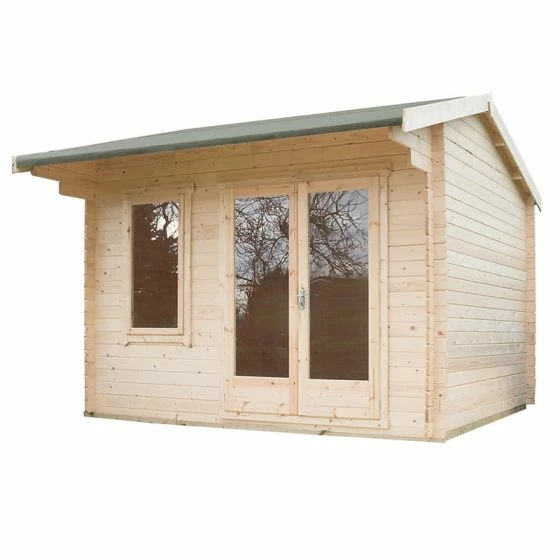 Shire Marlborough 3m X 3m Log Cabin Summerhouse (28mm) 7 Shire Marlborough 3m X 3m Log Cabin Summerhouse (28mm) - Image 5