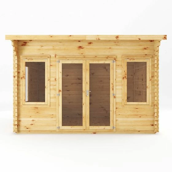 Mercia Helios 4m X 3m Curved Roof Log Cabin (44mm) - Double Glazed 15 Mercia Helios 4m X 3m Curved Roof Log Cabin (44mm) - Double Glazed - Image 13