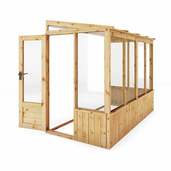 8'2 X 4'4 (2.49x1.32m) Mercia 84 Wooden Lean-To Greenhouse 11 8'2 X 4'4 (2.49x1.32m) Mercia 84 Wooden Lean-To Greenhouse - Image 9