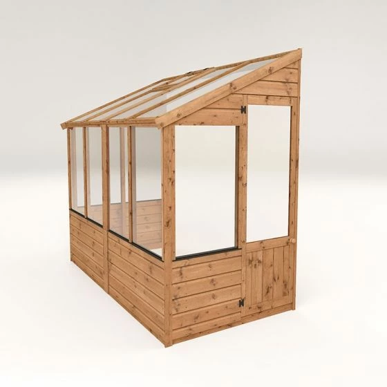 8' X 4' Mercia Shiplap Wooden Lean To Greenhouse (2.4m X 1.3m) 10 8' X 4' Mercia Shiplap Wooden Lean To Greenhouse (2.4m X 1.3m) - Image 8