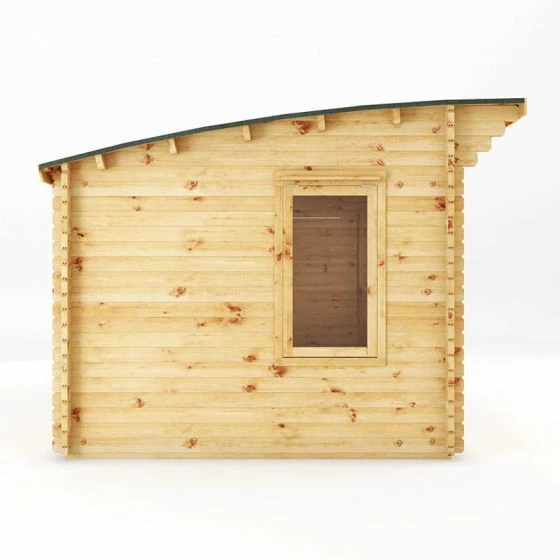 Mercia Helios 4m X 3m Curved Roof Log Cabin (44mm) - Double Glazed 16 Mercia Helios 4m X 3m Curved Roof Log Cabin (44mm) - Double Glazed - Image 14