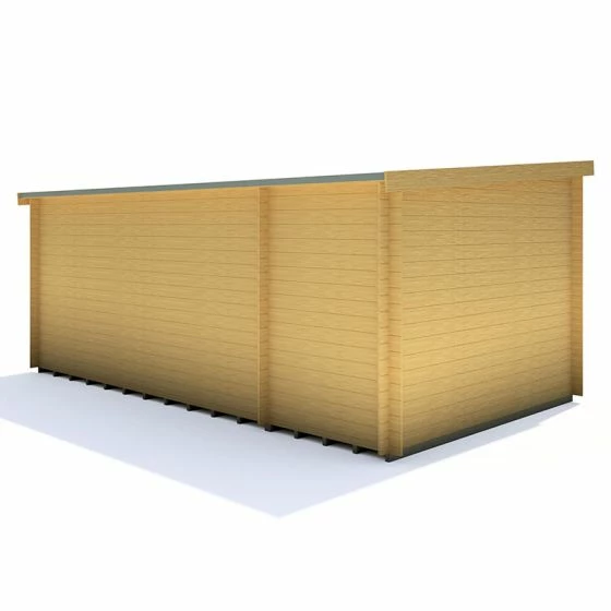 Shire Elm 5.1m X 3m Log Cabin With Side Shed (19mm) 11 Shire Elm 5.1m X 3m Log Cabin With Side Shed (19mm) - Image 9