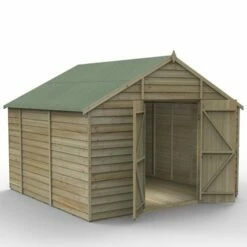 10' X 10' Forest 4Life 25yr Guarantee Overlap Pressure Treated Windowless Double Door Apex Wooden Shed (3.2m X 3.01m) 20 10' X 10' Forest 4Life 25yr Guarantee Overlap Pressure Treated Windowless Double Door Apex Wooden Shed (3.2m X 3.01m) -Garden Supplies Sales Shop 1 opa1010ddnwmhd render2 min
