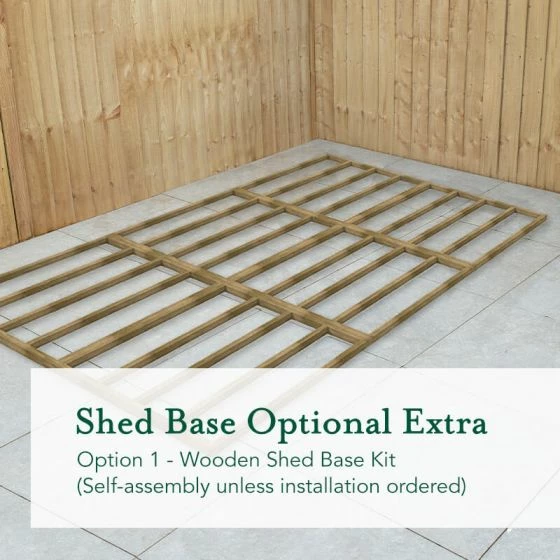 15' X 10' Forest 4Life 25yr Guarantee Overlap Pressure Treated Windowless Double Door Apex Wooden Shed (4.48m X 3.2m) 13 15' X 10' Forest 4Life 25yr Guarantee Overlap Pressure Treated Windowless Double Door Apex Wooden Shed (4.48m X 3.2m) - Image 11