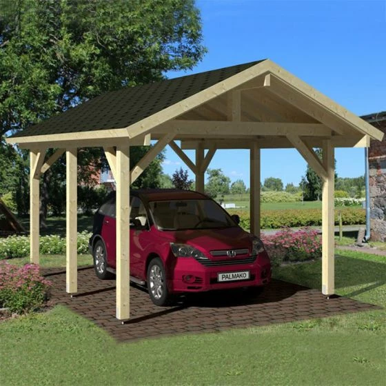 12' X 17' Palmako Robert Wooden Carport (3.5m X 5.1m) 3 12' X 17' Palmako Robert Wooden Carport (3.5m X 5.1m)