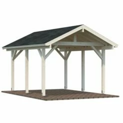 12' X 17' Palmako Robert Wooden Carport (3.5m X 5.1m) 14 12' X 17' Palmako Robert Wooden Carport (3.5m X 5.1m) -Garden Supplies Sales Shop 101013bun 12x17 palmako robert carport cutout1 min