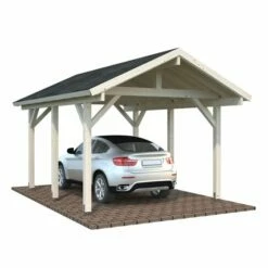 12' X 17' Palmako Robert Wooden Carport (3.5m X 5.1m) 15 12' X 17' Palmako Robert Wooden Carport (3.5m X 5.1m) -Garden Supplies Sales Shop 101013bun 12x17 palmako robert carport cutout2 min