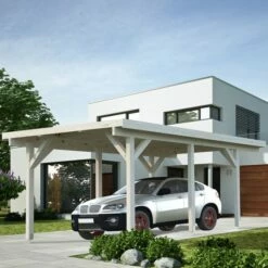 12' X 17' Palmako Karl Wooden Carport (3.6m X 5.1m)