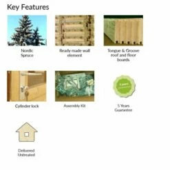 9' X 6' Palmako Stella (16mm) Premium Large Garden Bar (2.7m X 1.9m) 13 9' X 6' Palmako Stella (16mm) Premium Large Garden Bar (2.7m X 1.9m) -Garden Supplies Sales Shop 101137 product attributes min