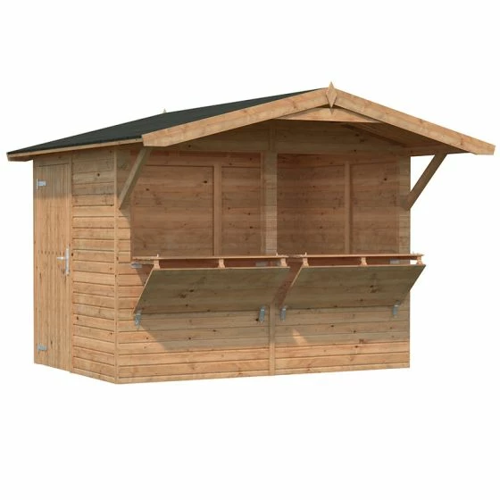 9' X 6' Palmako Stella (16mm) Premium Large Garden Bar (2.7m X 1.9m) 7 9' X 6' Palmako Stella (16mm) Premium Large Garden Bar (2.7m X 1.9m) - Image 5