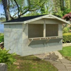 10'5 X 8'5 Palmako Stella (16mm) Premium Extra Large Garden Bar (3.2m X 2.6m)