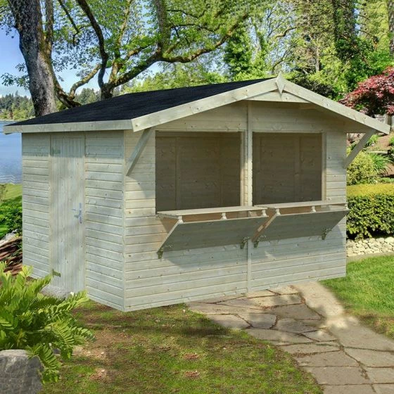 10'5 X 8'5 Palmako Stella (16mm) Premium Extra Large Garden Bar (3.2m X 2.6m) 3 10'5 X 8'5 Palmako Stella (16mm) Premium Extra Large Garden Bar (3.2m X 2.6m)