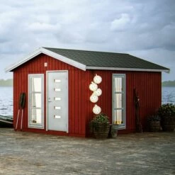 Palmako Ly 3.3m X 4.5m Garden Room Garden House (19mm) 21 Palmako Ly 3.3m X 4.5m Garden Room Garden House (19mm) -Garden Supplies Sales Shop 101147 palmako ly 3 3 x 4 5m garden room insitu min