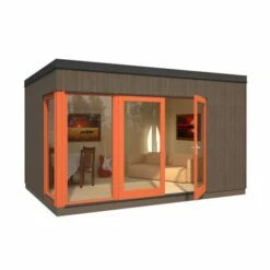 Palmako Solveig 4.5m X 3.3m Contemporary Wooden Summer House Garden Room (19mm) 25 Palmako Solveig 4.5m X 3.3m Contemporary Wooden Summer House Garden Room (19mm) -Garden Supplies Sales Shop 101203 solveig 13.6 m2 visual painted white