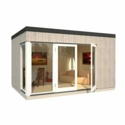 Palmako Solveig 4.5m X 3.3m Contemporary Wooden Summer House Garden Room (19mm) 28 Palmako Solveig 4.5m X 3.3m Contemporary Wooden Summer House Garden Room (19mm) -Garden Supplies Sales Shop 101203 solveig 13.6 m2 visual painted white 4