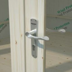 Palmako Solveig 4.5m X 3.3m Contemporary Wooden Summer House Garden Room (19mm) 21 Palmako Solveig 4.5m X 3.3m Contemporary Wooden Summer House Garden Room (19mm) -Garden Supplies Sales Shop 101203 palmako solveig 4 5 x 3 3m garden room close up2 min