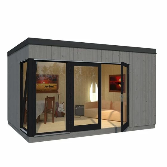 Palmako Solveig 4.5m X 3.3m Contemporary Wooden Summer House Garden Room (19mm) 12 Palmako Solveig 4.5m X 3.3m Contemporary Wooden Summer House Garden Room (19mm) - Image 10