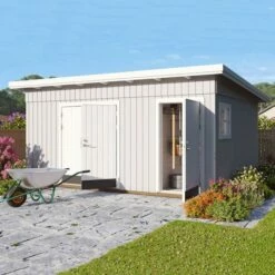 15' X 11' Palmako Kalle (88mm) Premium Multi-room Shed (4.5m X 3.3m)