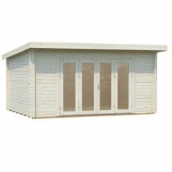 Palmako Lea 4.8m X 3.6m Log Cabin Garden Office (44mm) 17 Palmako Lea 4.8m X 3.6m Log Cabin Garden Office (44mm) -Garden Supplies Sales Shop 101728 palmako lea 4 8 x 3 6m log cabin cutout1 min