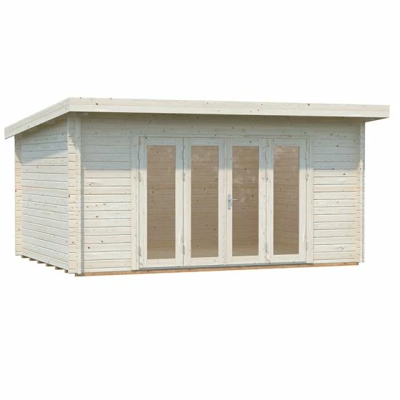 Palmako Lea 4.8m X 3.6m Log Cabin Garden Office (44mm) 9 Palmako Lea 4.8m X 3.6m Log Cabin Garden Office (44mm) - Image 7