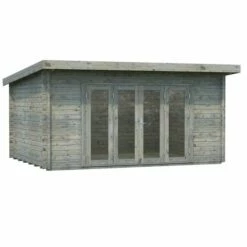 Palmako Lea 4.8m X 3.6m Log Cabin Garden Office (44mm) 18 Palmako Lea 4.8m X 3.6m Log Cabin Garden Office (44mm) -Garden Supplies Sales Shop 101728 palmako lea 4 8 x 3 6m log cabin cutout2 min