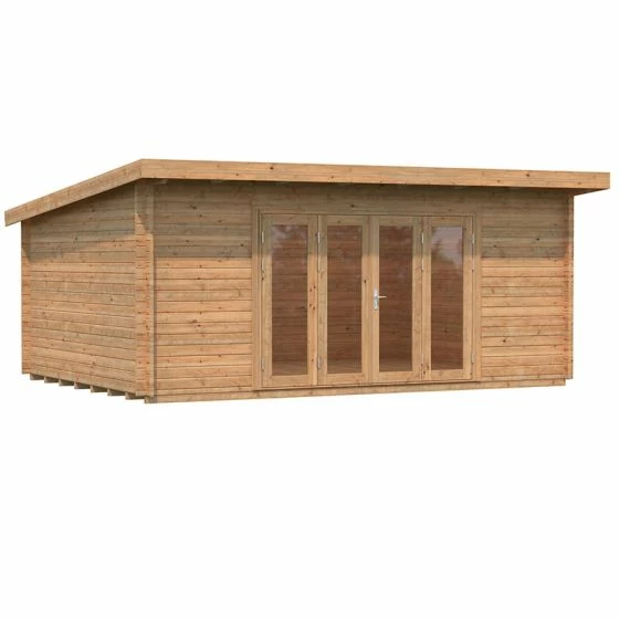 Palmako Lea 5.4m X 3.9m Log Cabin Garden Office (44mm) 13 Palmako Lea 5.4m X 3.9m Log Cabin Garden Office (44mm) - Image 11