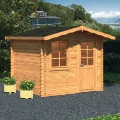 Palmako Emma 1 2.6m X 2.2m Log Cabin Summer House (28mm)