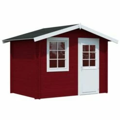 Palmako Klara 3m X 2m Log Cabin Summer House (28mm) 23 Palmako Klara 3m X 2m Log Cabin Summer House (28mm) -Garden Supplies Sales Shop 101827 palmako klara 3 x 2m log cabin cutout3 min