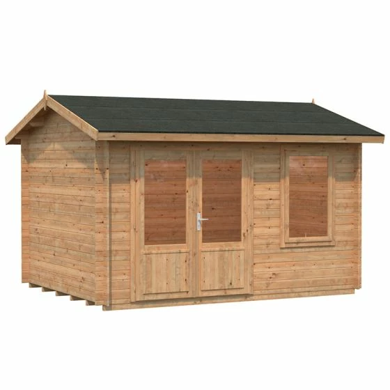Palmako Iris 3.9m X 3m Log Cabin Summer House (28mm) 9 Palmako Iris 3.9m X 3m Log Cabin Summer House (28mm) - Image 7