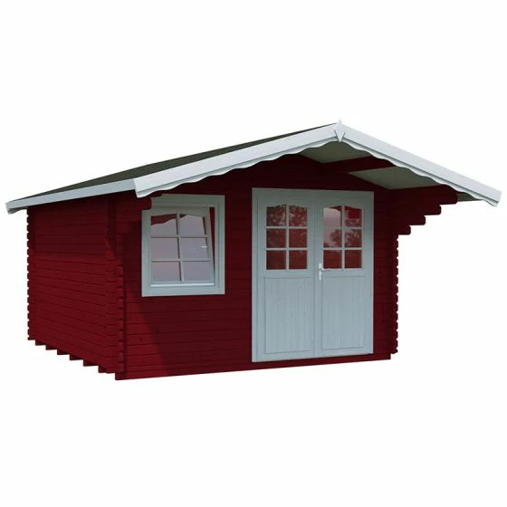 Palmako Sally 3.9m X 3.9m Log Cabin Garden Room (44mm) 13 Palmako Sally 3.9m X 3.9m Log Cabin Garden Room (44mm) - Image 11