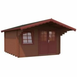 Palmako Sally 3.9m X 3.9m Log Cabin Garden Room (44mm) 27 Palmako Sally 3.9m X 3.9m Log Cabin Garden Room (44mm) -Garden Supplies Sales Shop 102083 palmako sally 3 9 x 3 9m log cabin cutout4 min