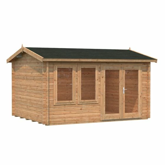 Palmako Iris 4.2m X 3.3m Log Cabin Garden Office (44mm) 9 Palmako Iris 4.2m X 3.3m Log Cabin Garden Office (44mm) - Image 7