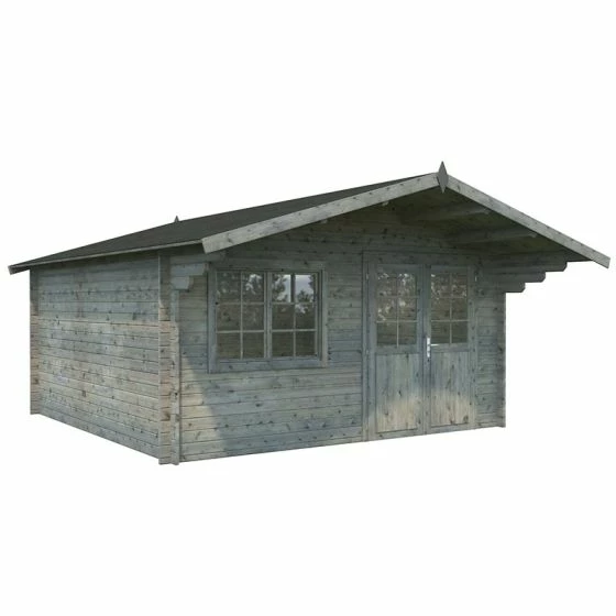 Palmako Britta 4.5m X 4.5m Log Cabin Garden Building (40mm) 12 Palmako Britta 4.5m X 4.5m Log Cabin Garden Building (40mm) - Image 10