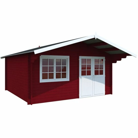 Palmako Britta 4.5m X 4.5m Log Cabin Garden Building (40mm) 13 Palmako Britta 4.5m X 4.5m Log Cabin Garden Building (40mm) - Image 11