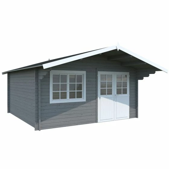 Palmako Britta 4.5m X 4.5m Log Cabin Garden Building (40mm) 11 Palmako Britta 4.5m X 4.5m Log Cabin Garden Building (40mm) - Image 9