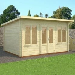 Palmako Lisa 4.2m X 3.2m Log Cabin Garden Room (34mm)
