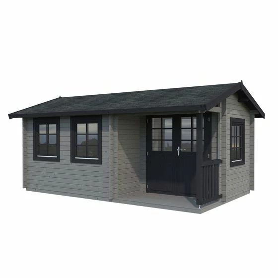 Palmako Susanna 5.3m X 3.2m Log Cabin Garden Building (44mm) 12 Palmako Susanna 5.3m X 3.2m Log Cabin Garden Building (44mm) - Image 10