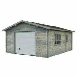 Palmako Roger 4.5m X 5.5m Extra Wide Log Cabin Single Garage (44mm) - Up And Over Door 14 Palmako Roger 4.5m X 5.5m Extra Wide Log Cabin Single Garage (44mm) - Up And Over Door -Garden Supplies Sales Shop 102502 cutout2 min