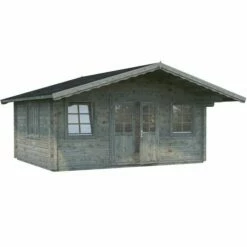 Palmako Helena 5.4m X 4.2m Log Cabin Garden Building (70mm) 24 Palmako Helena 5.4m X 4.2m Log Cabin Garden Building (70mm) -Garden Supplies Sales Shop 102511 palmako helena 5 4 x 4 2m log cabin cutout1 min