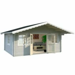 Palmako Helena 5.4m X 4.2m Log Cabin Garden Building (70mm) 23 Palmako Helena 5.4m X 4.2m Log Cabin Garden Building (70mm) -Garden Supplies Sales Shop 102511 palmako helena 5 4 x 4 2m log cabin cutout2 min
