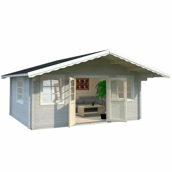 Palmako Helena 5.4m X 4.2m Log Cabin Garden Building (70mm) 12 Palmako Helena 5.4m X 4.2m Log Cabin Garden Building (70mm) - Image 10