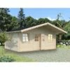 Palmako Helena 5.4m X 4.2m Log Cabin Garden Building (70mm) 2 Palmako Helena 5.4m X 4.2m Log Cabin Garden Building (70mm) -Garden Supplies Sales Shop 102511 palmako helena 5 4 x 4 2m log cabin insitu1 min