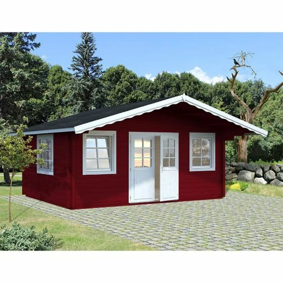 Palmako Helena 5.4m X 4.2m Log Cabin Garden Building (70mm) 9 Palmako Helena 5.4m X 4.2m Log Cabin Garden Building (70mm) - Image 7