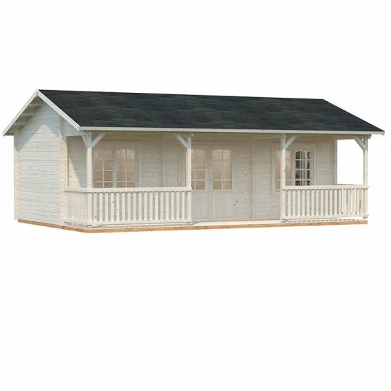 Palmako Sandra 7.5m X 4.8m Log Cabin Summer House (44mm) 14 Palmako Sandra 7.5m X 4.8m Log Cabin Summer House (44mm) - Image 12